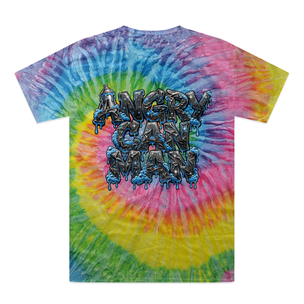ANGRY CAN MAN 2.0 Tie-Dye T-Shirt