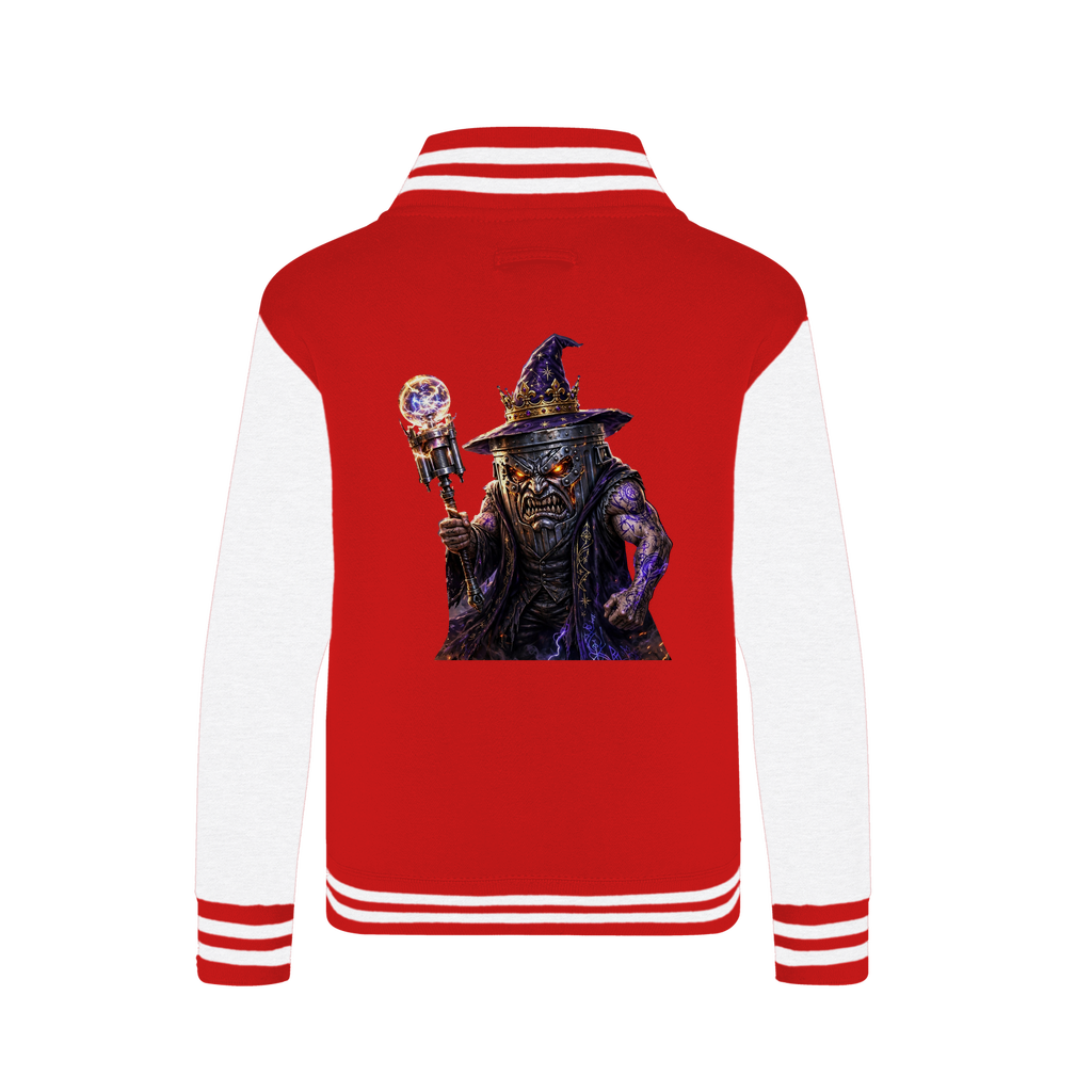 angry can man Varsity Jacket