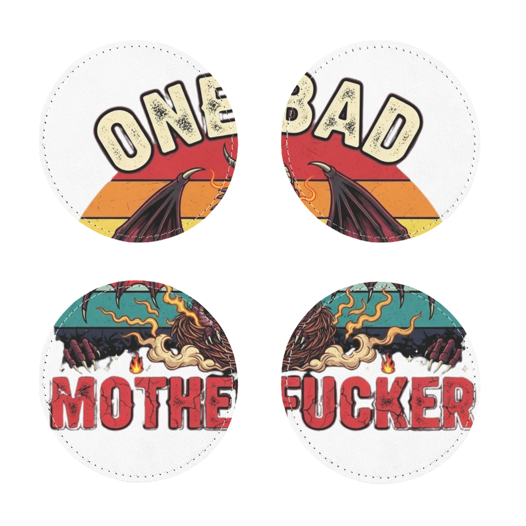 SARCASM 105 Sublimation Coasters Pack of Four