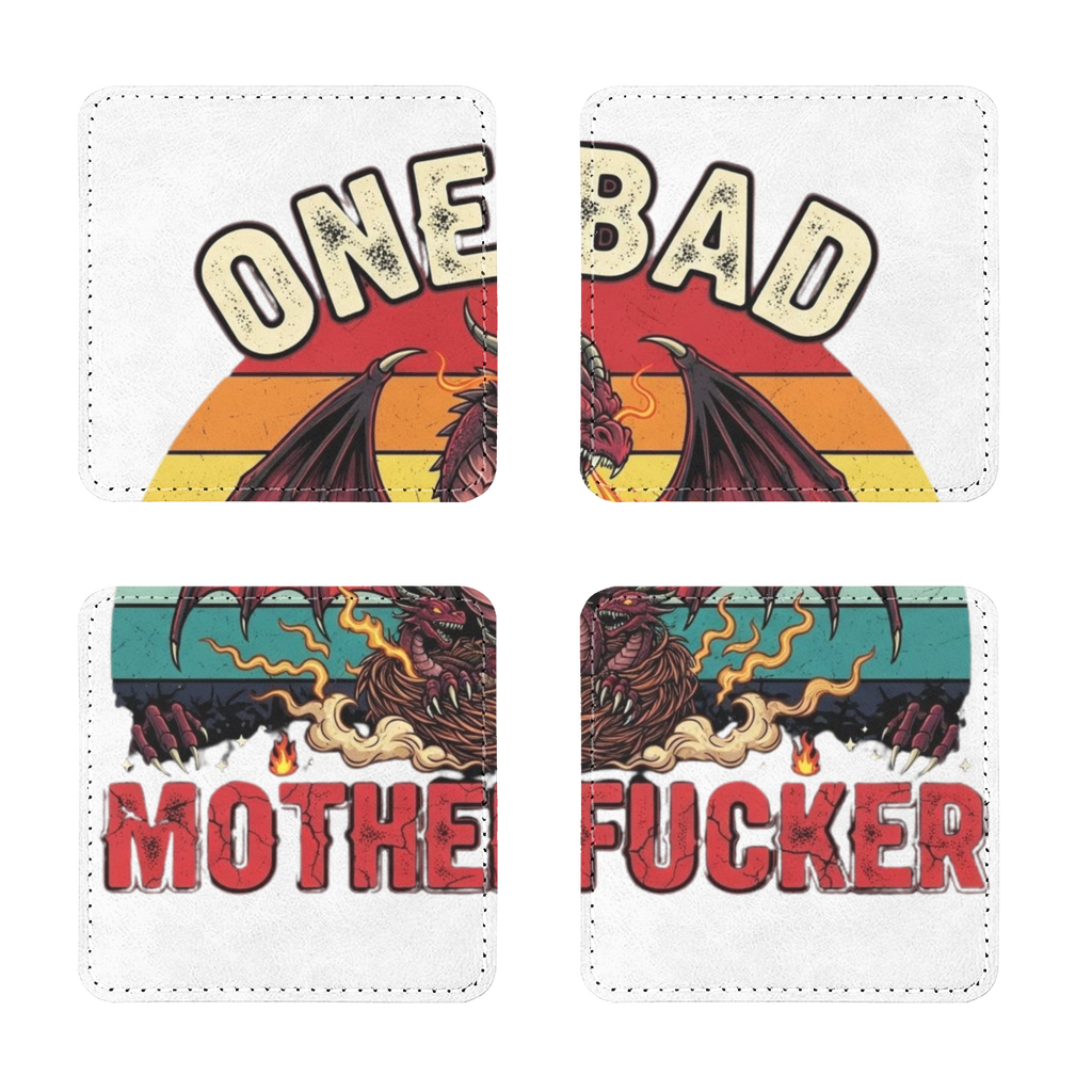 SARCASM 105 Sublimation Coasters Pack of Four