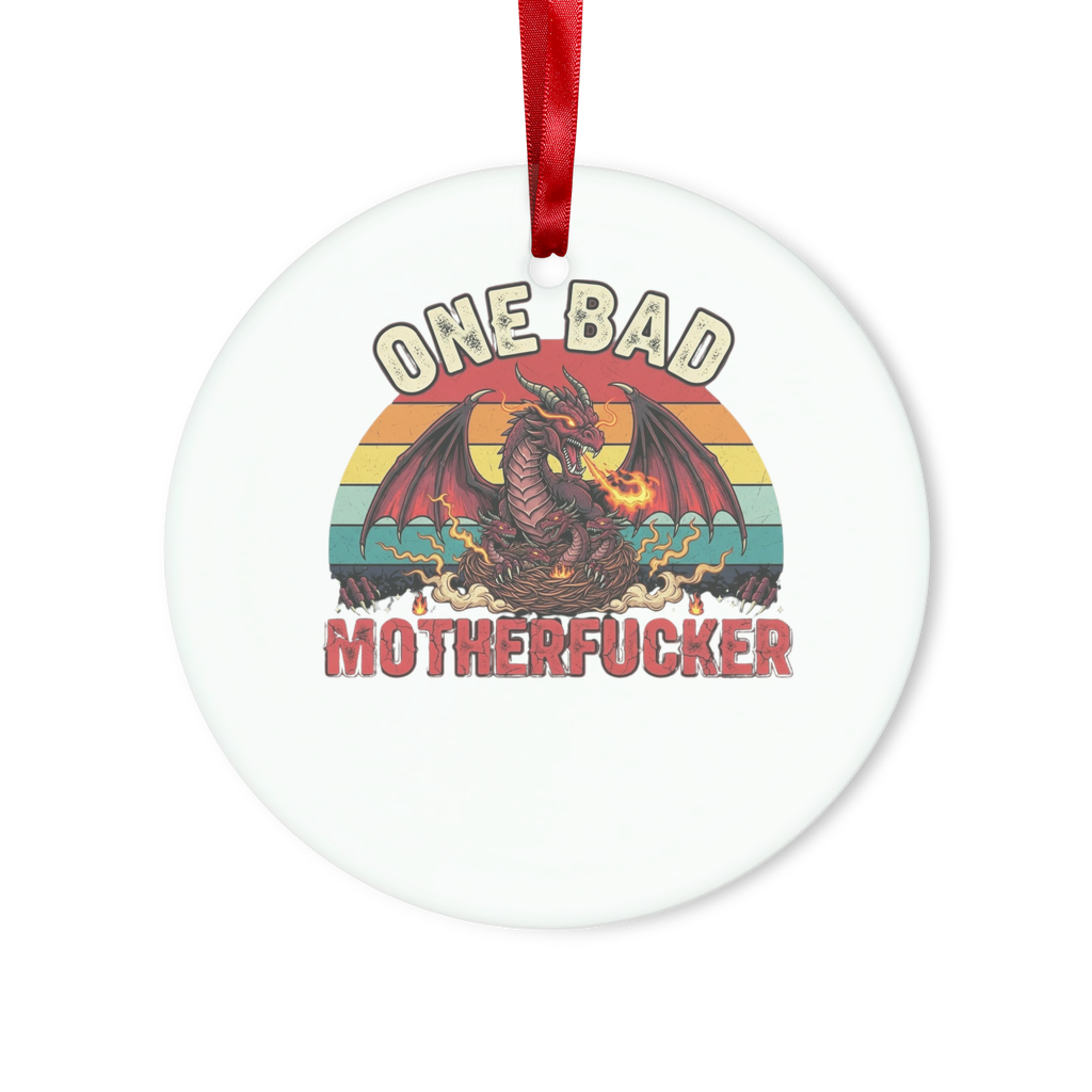 SARCASM 105 Glass Hanging Ornament