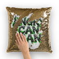 ANGRY CAN MAN 2.0 Sequin Cushion Cover