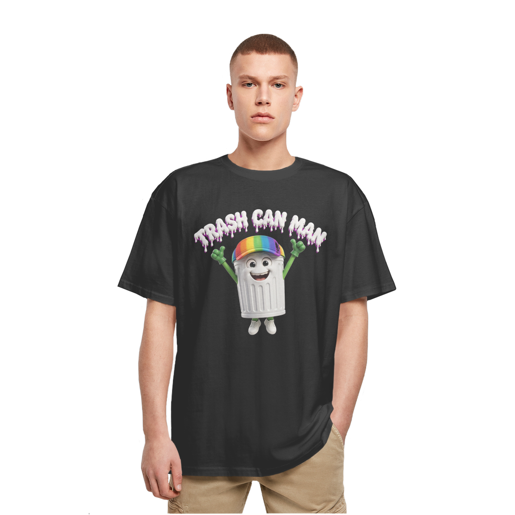 TRASH CAN MAN Heavy Oversized T-Shirt