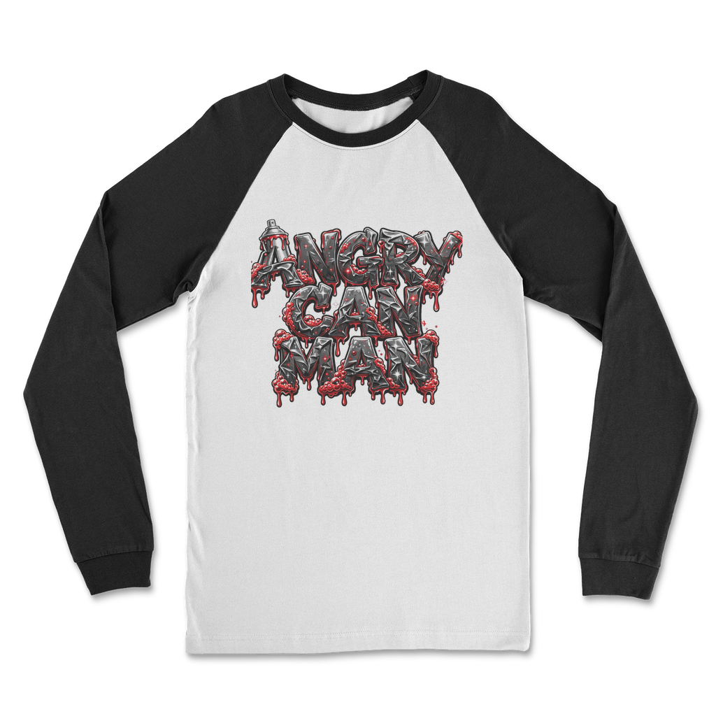 ANGRY CAN MAN 2.0 Classic Raglan Long Sleeve Shirt