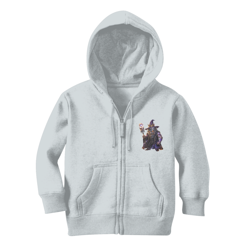 angry can man Classic Kids Zip Hoodie
