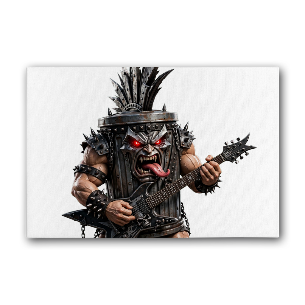 ANGRY CAN MAN 3.0 Premium Stretched Canvas