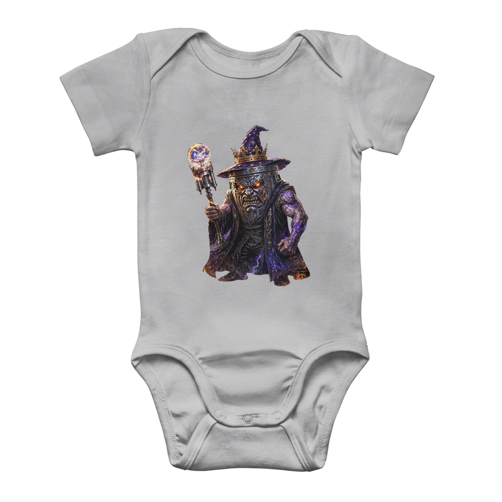 angry can man Classic Baby Onesie Bodysuit