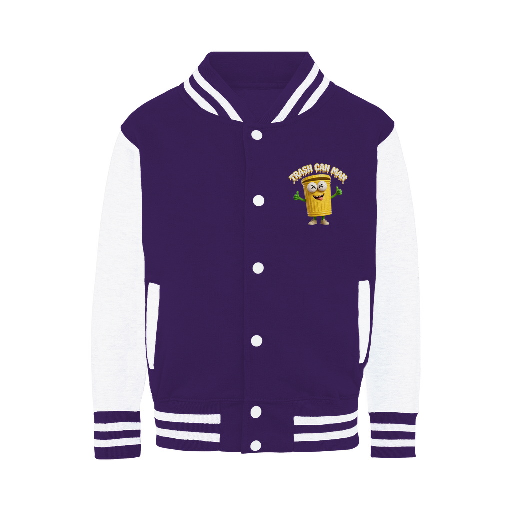 TRASH CAN MAN Varsity Jacket