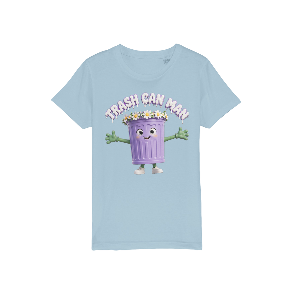 TRASH CAN MAN Organic Jersey Kids T-Shirt