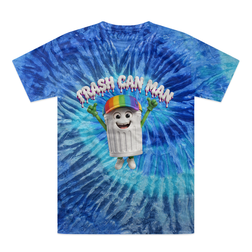 TRASH CAN MAN Tie-Dye T-Shirt