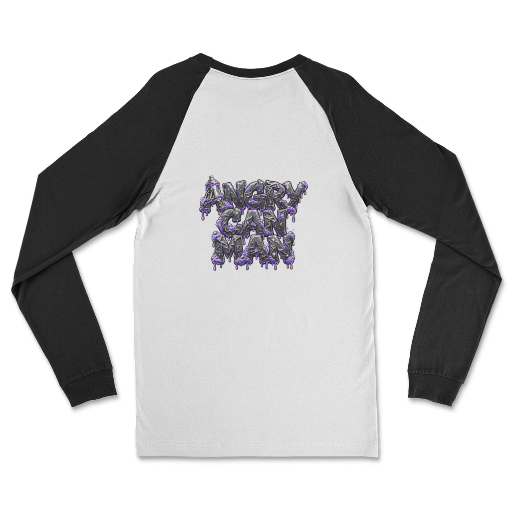 ANGRY CAN MAN 3.0 Classic Raglan Long Sleeve Shirt