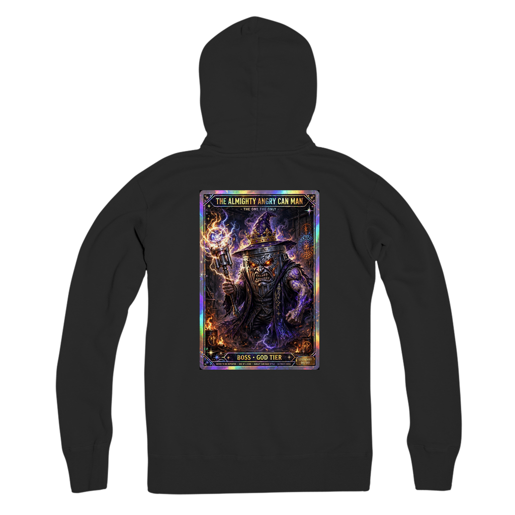 ANGRY CAN MAN 2.0 Premium Adult Zip Hoodie
