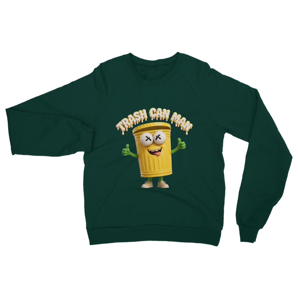 TRASH CAN MAN Classic Adult Sweatshirt