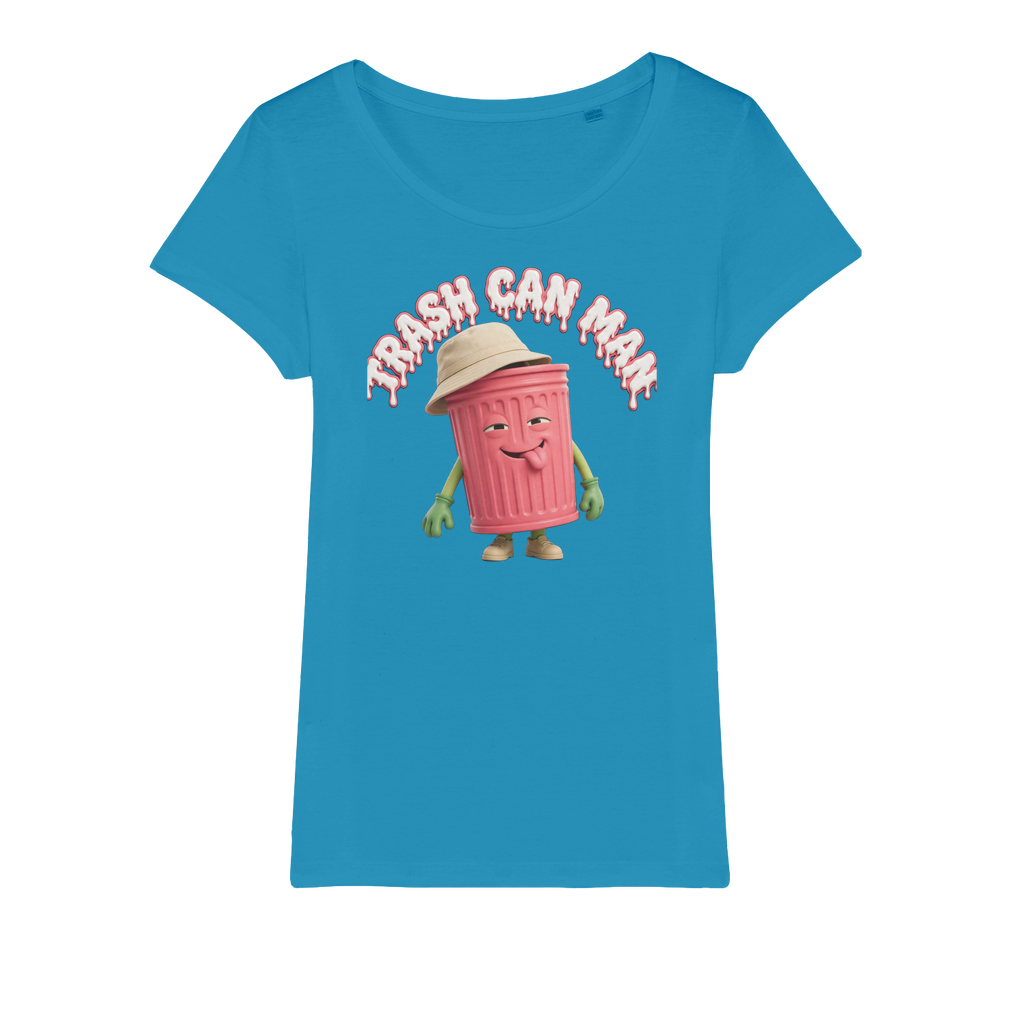 TRASH CAN MAN Organic Jersey Womens T-Shirt