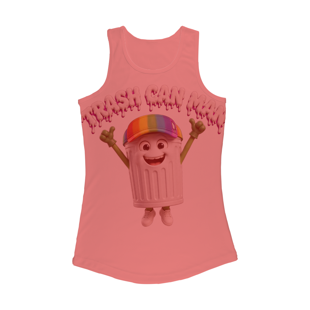 TRASH CAN MAN Women Performance Tank Top