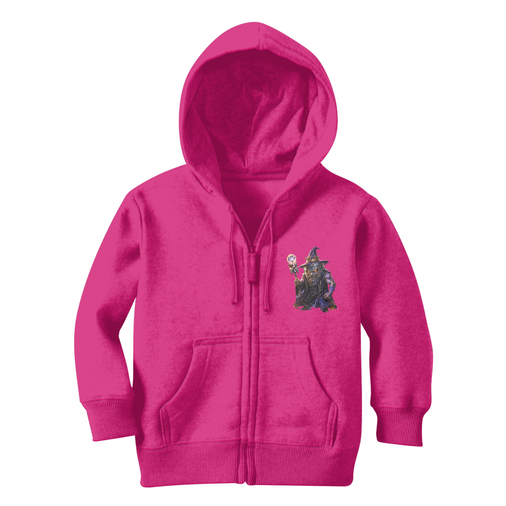 angry can man Classic Kids Zip Hoodie