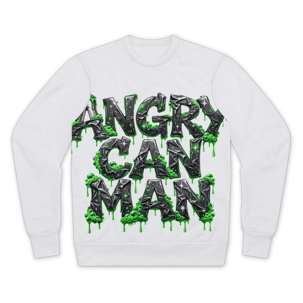 ANGRY CAN MAN 2.0 Performance Cut and Sew Sublimation Unisex Sweatshirt