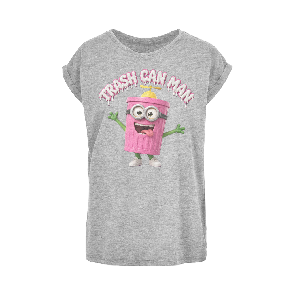TRASH CAN MAN Women's Extended Shoulder T-Shirt XS-5XL