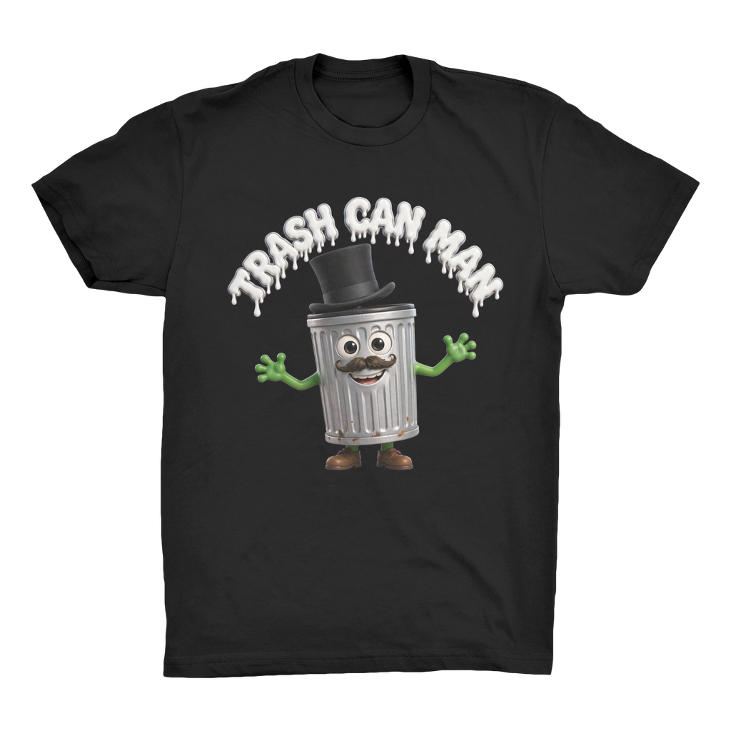 TRASH CAN MAN Organic Adult T-Shirt