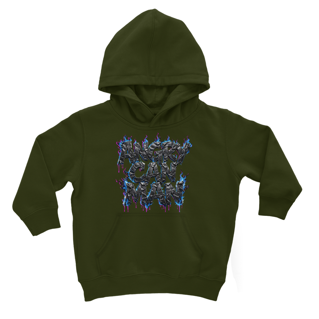 angry can man Classic Kids Hoodie