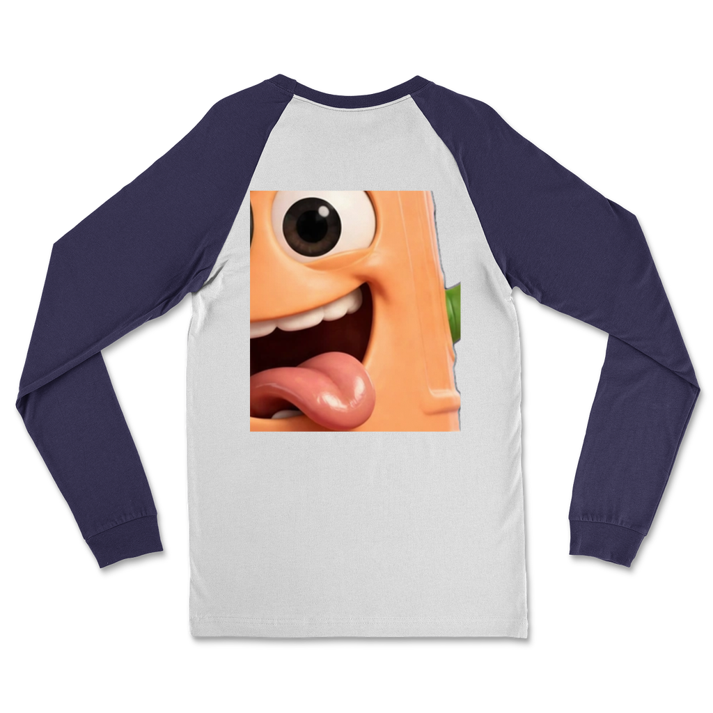TRASH CAN MAN Classic Raglan Long Sleeve Shirt