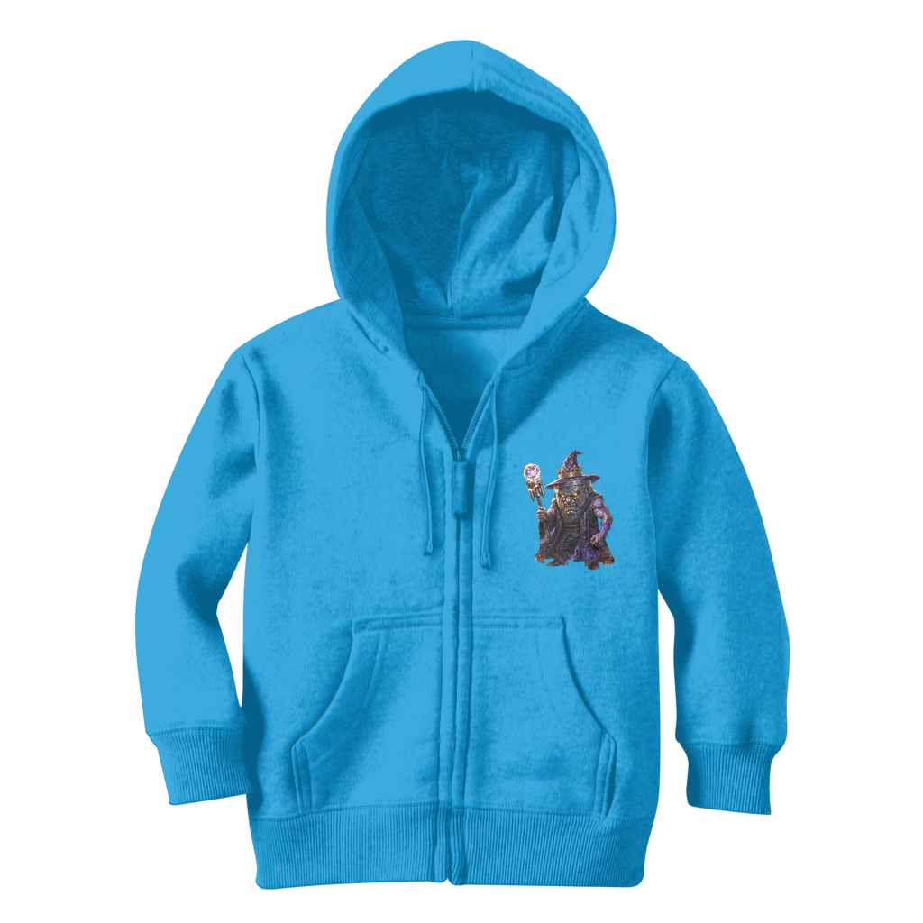 angry can man Classic Kids Zip Hoodie