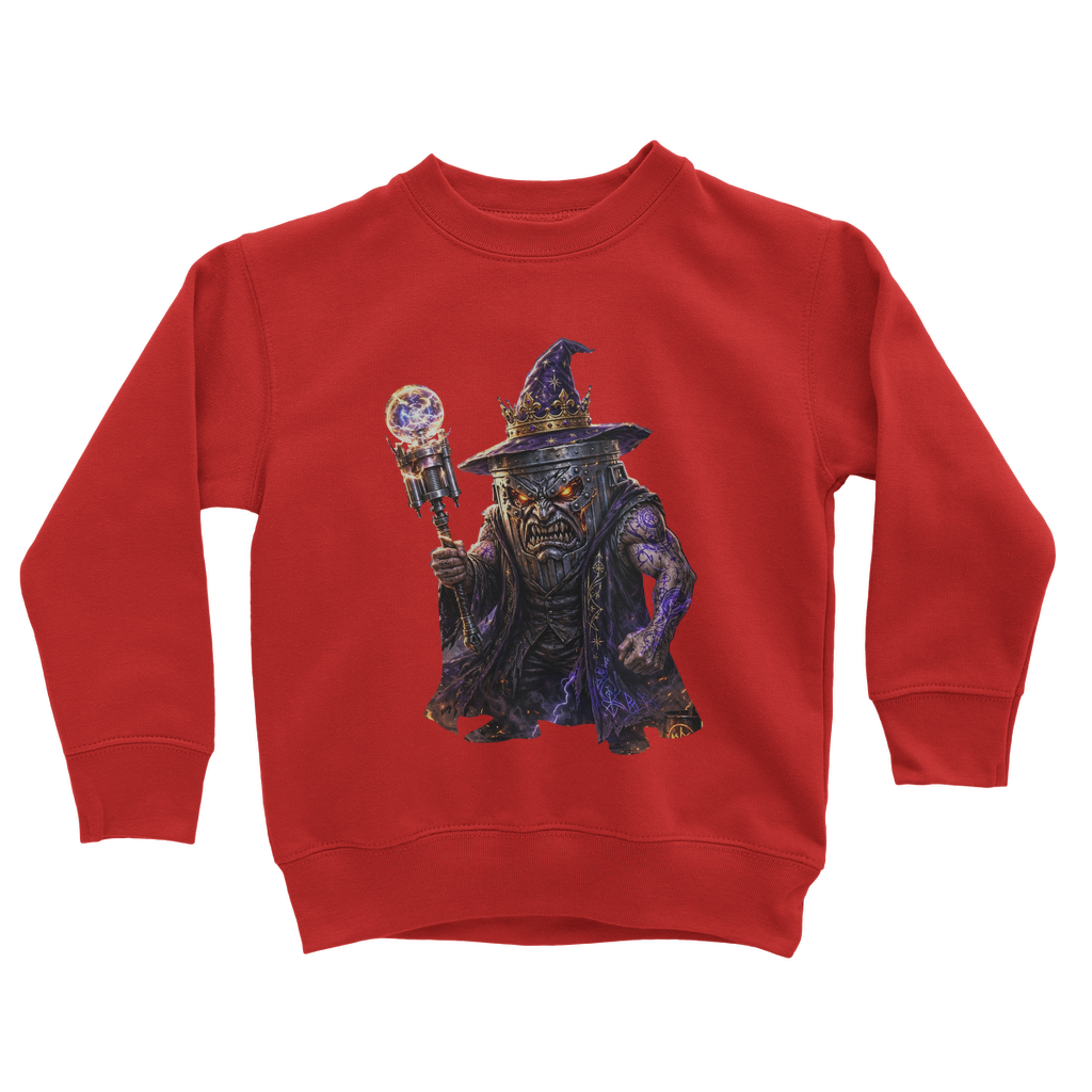 angry can man Classic Kids Sweatshirt