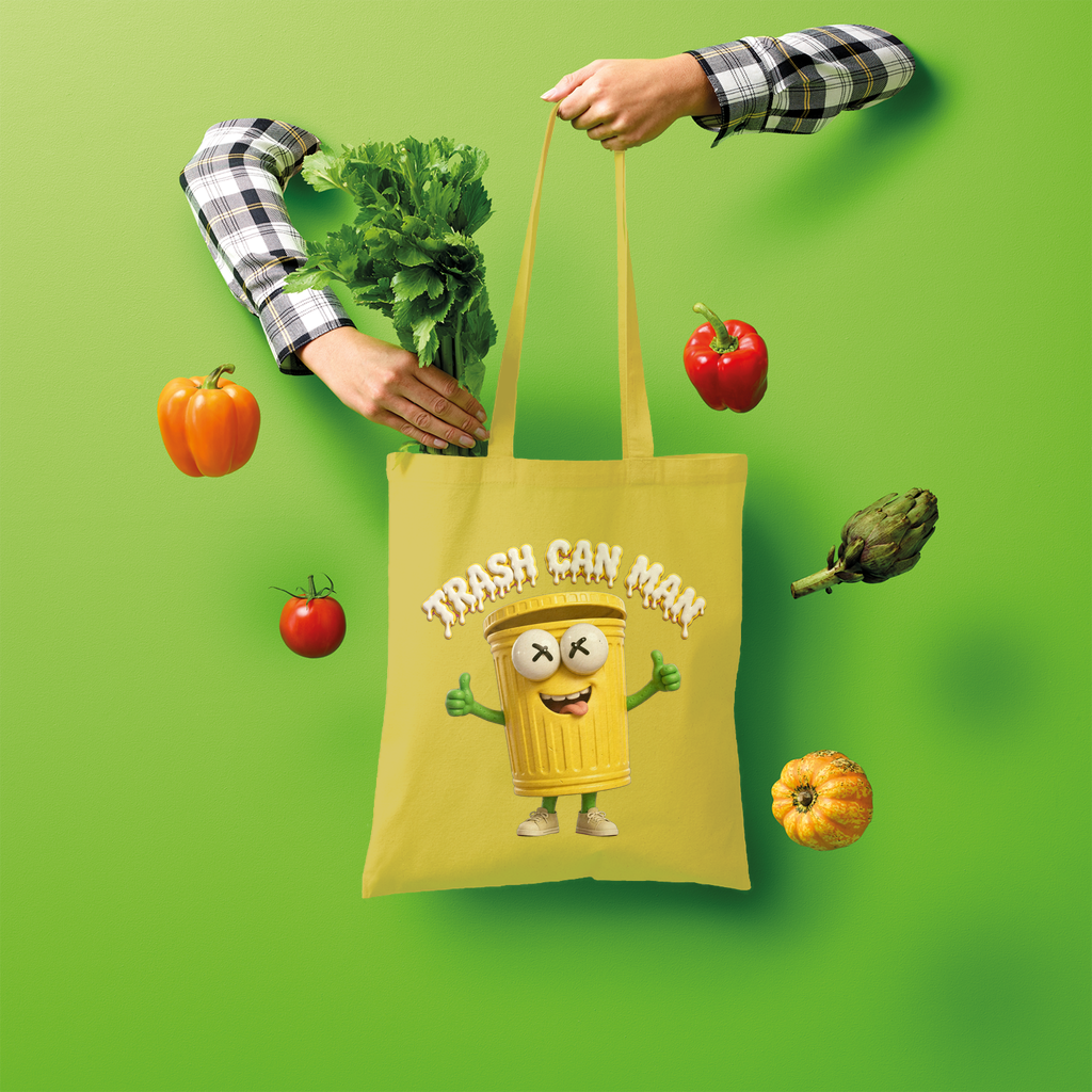 TRASH CAN MAN Shopper Tote Bag