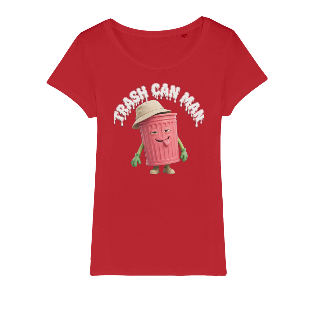 TRASH CAN MAN Organic Jersey Womens T-Shirt