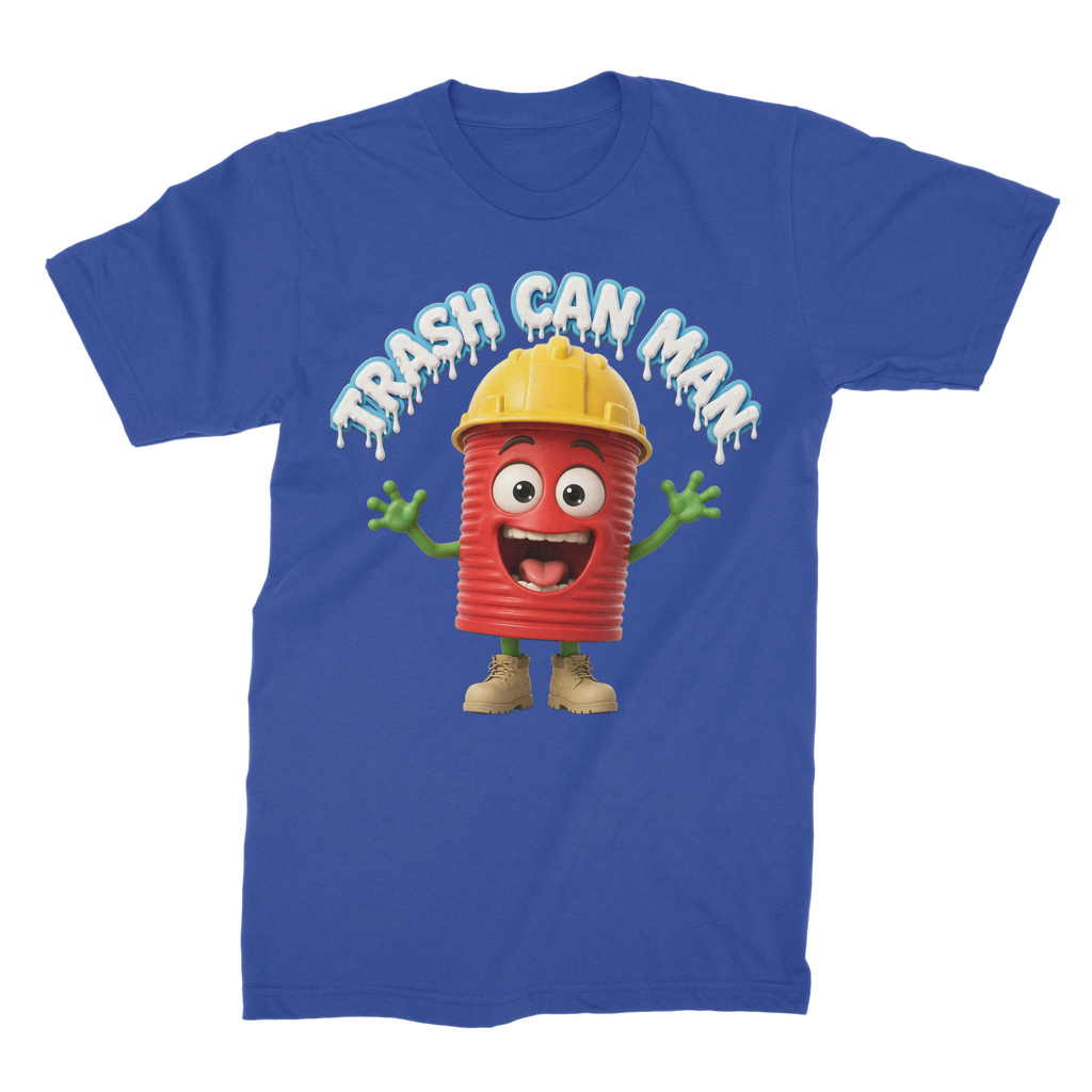 TRASH CAN MAN Premium Jersey Adult T-Shirt