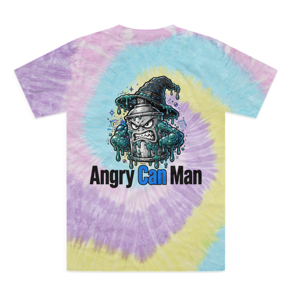 ANGRY CAN MAN 2.0 Tie-Dye T-Shirt
