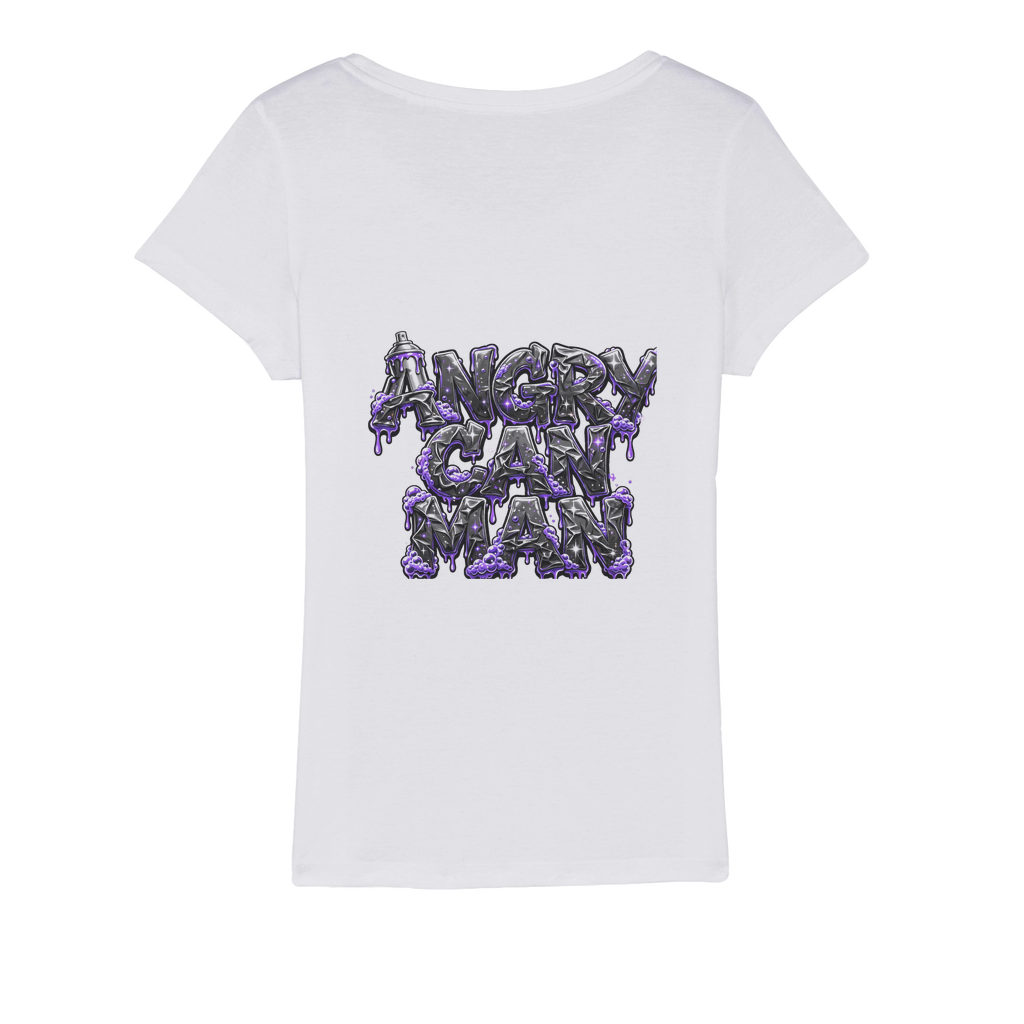 ANGRY CAN MAN 3.0 Organic Jersey Womens T-Shirt