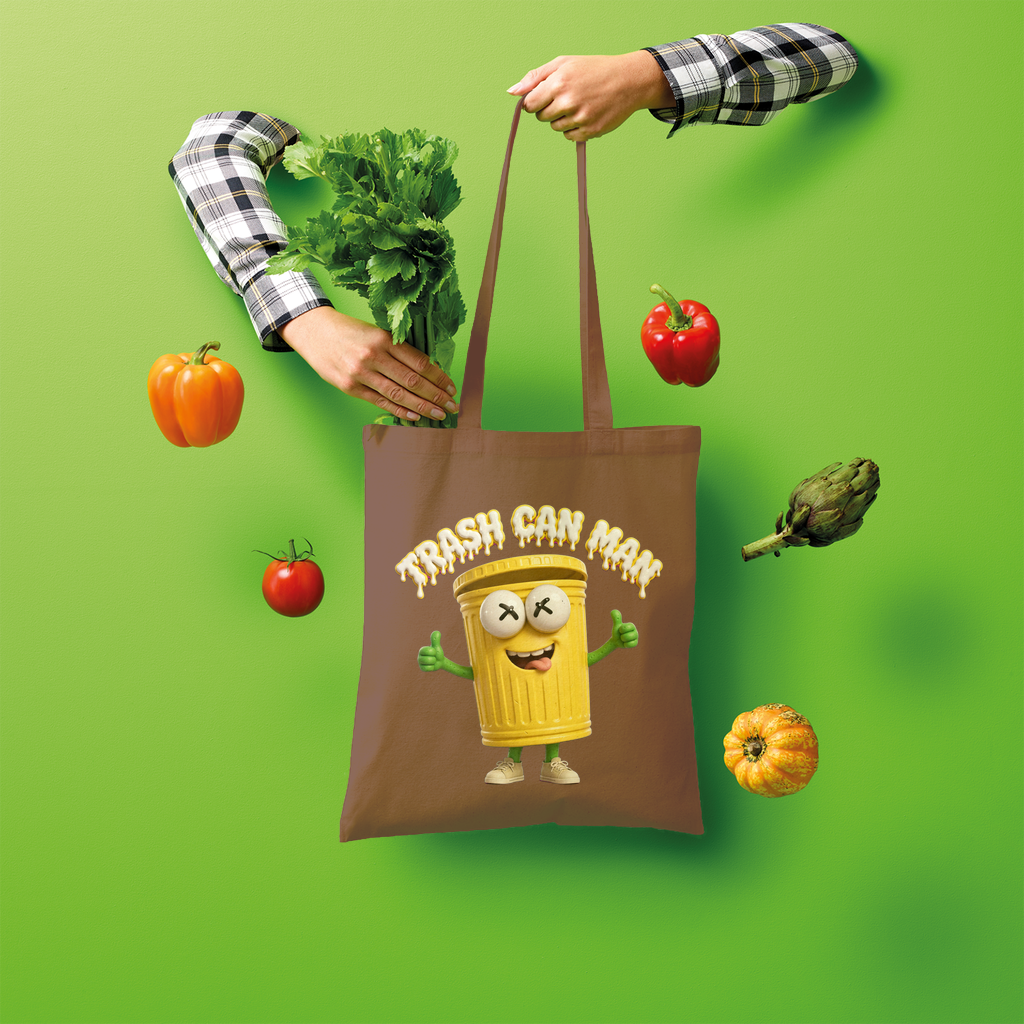TRASH CAN MAN Shopper Tote Bag