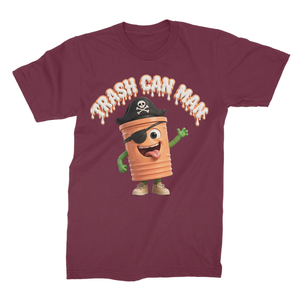 TRASH CAN MAN Unisex Cotton T-Shirt