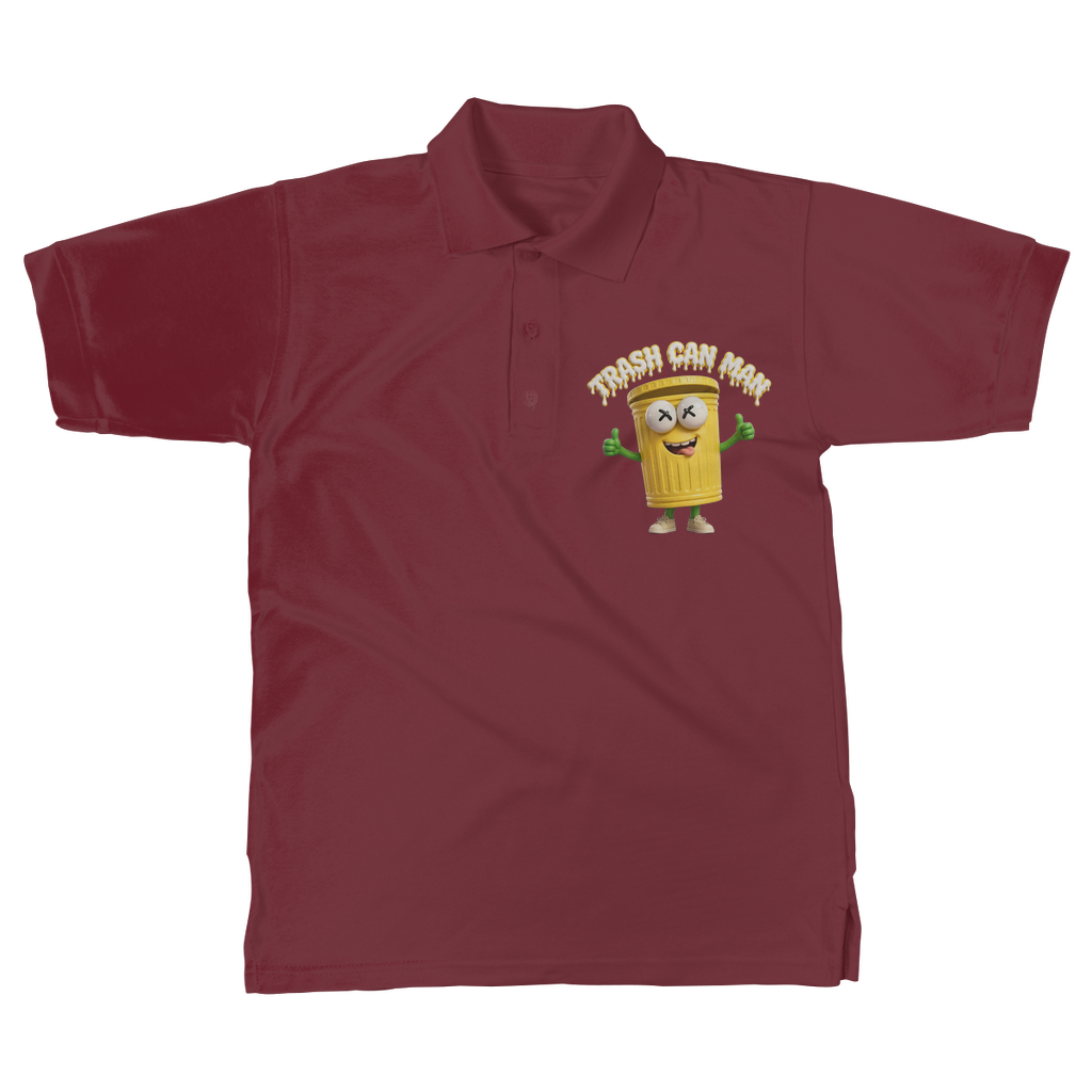 TRASH CAN MAN Classic Adult Polo Shirt