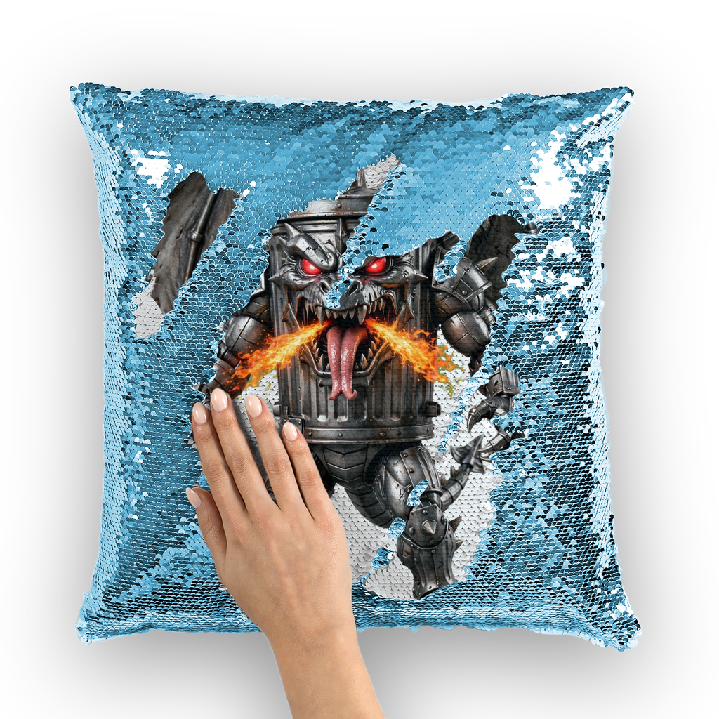ANGRY CAN MAN 3.0 Sequin Cushion Cover