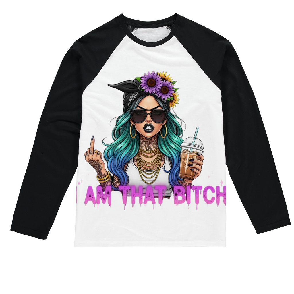 SARCASM 105 Sublimation Baseball Long Sleeve T-Shirt
