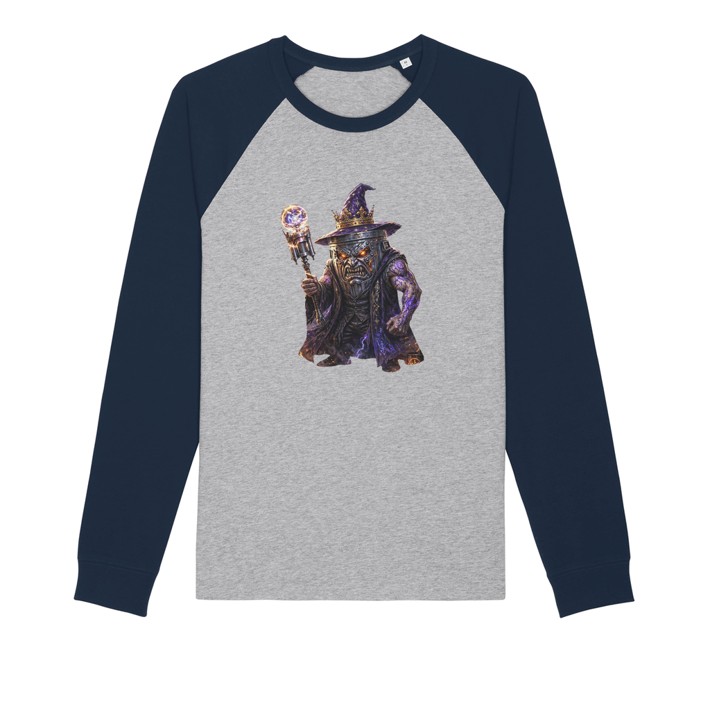 angry can man Premium Raglan Long Sleeve Shirt