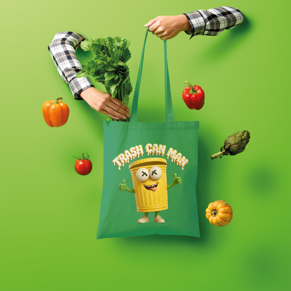 TRASH CAN MAN Shopper Tote Bag