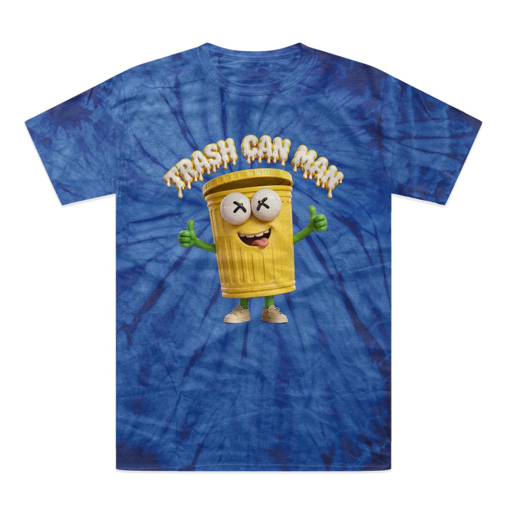 TRASH CAN MAN Tonal Spider Tie-Dye T-Shirt