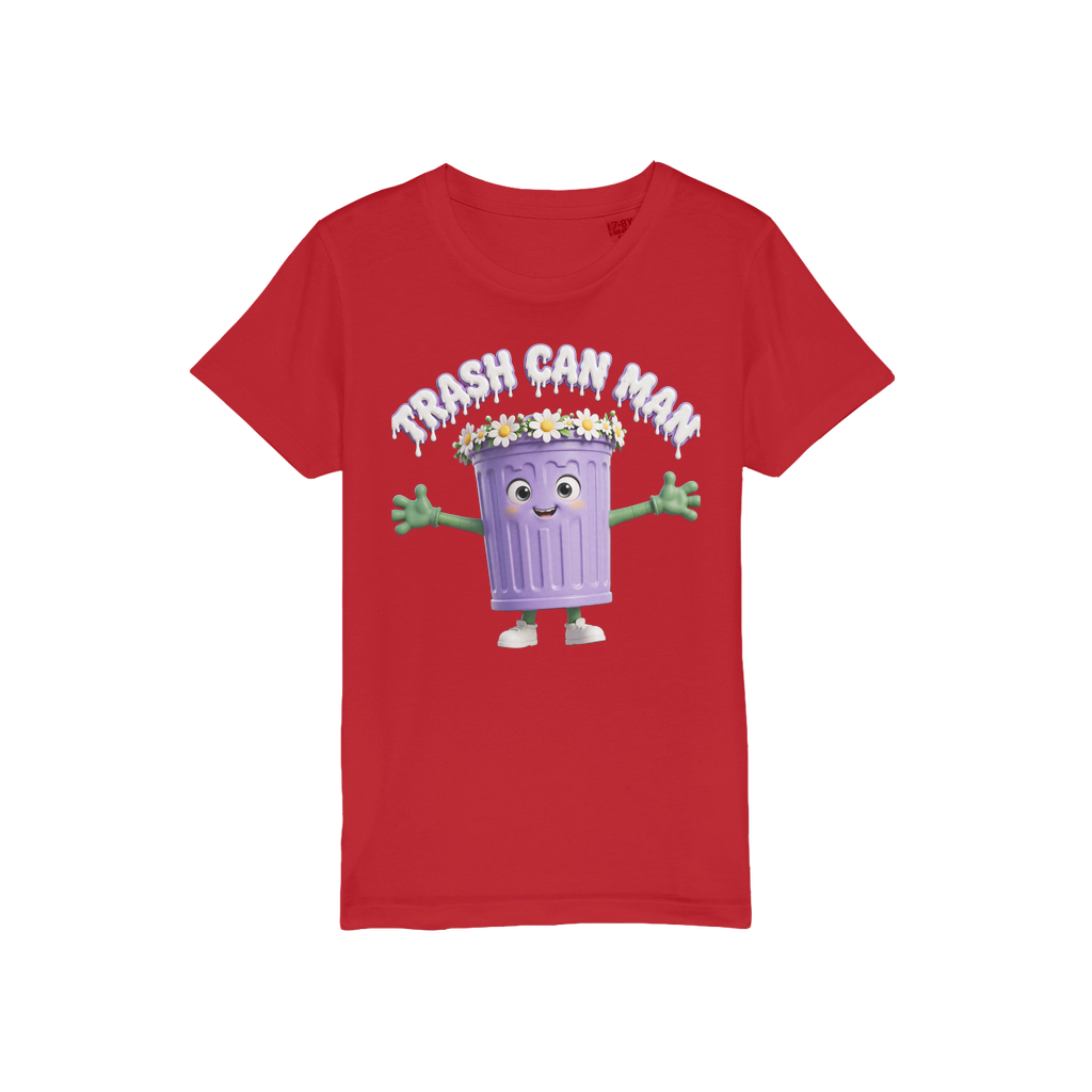 TRASH CAN MAN Organic Jersey Kids T-Shirt
