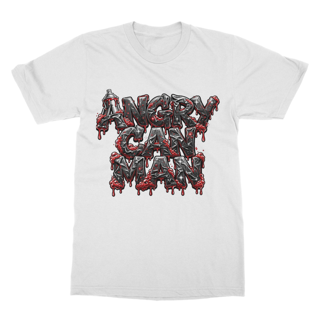ANGRY CAN MAN 2.0 Classic Heavy Cotton Adult T-Shirt