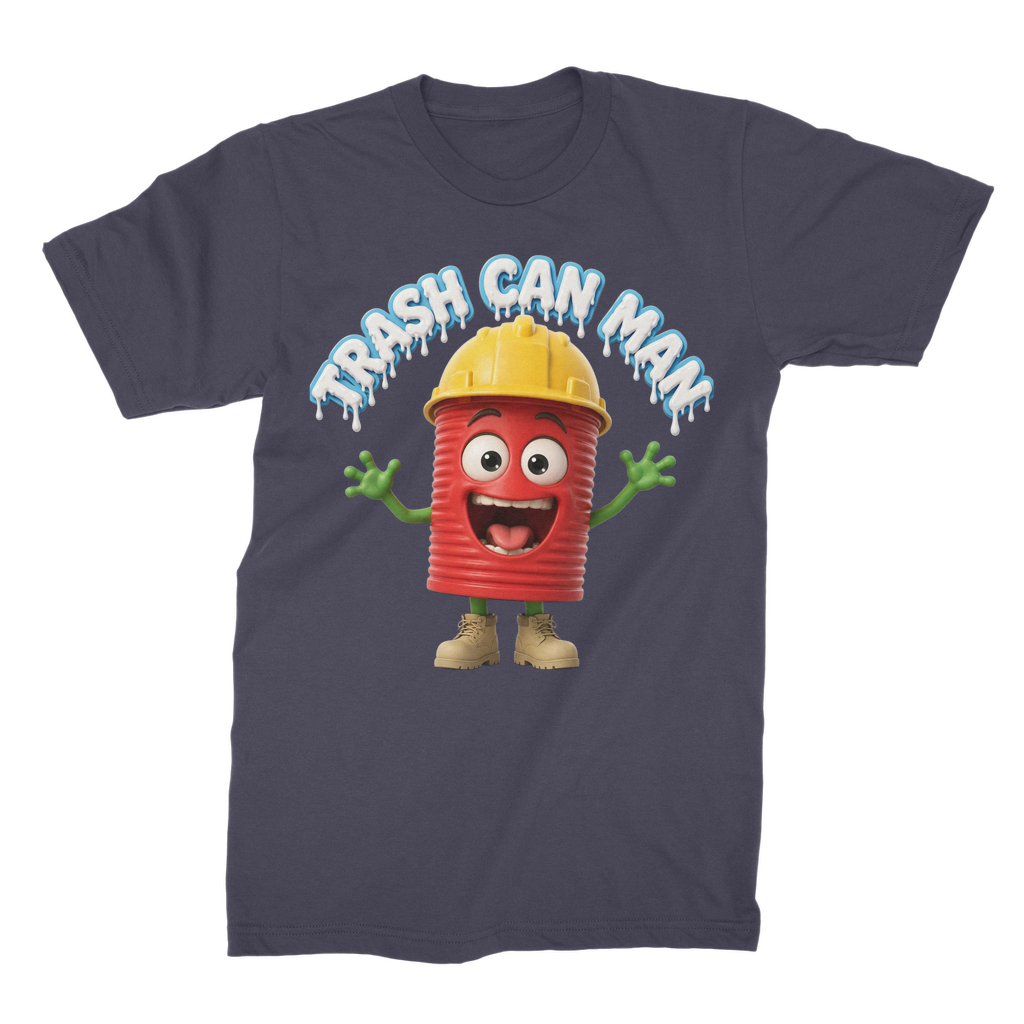 TRASH CAN MAN Premium Jersey Adult T-Shirt