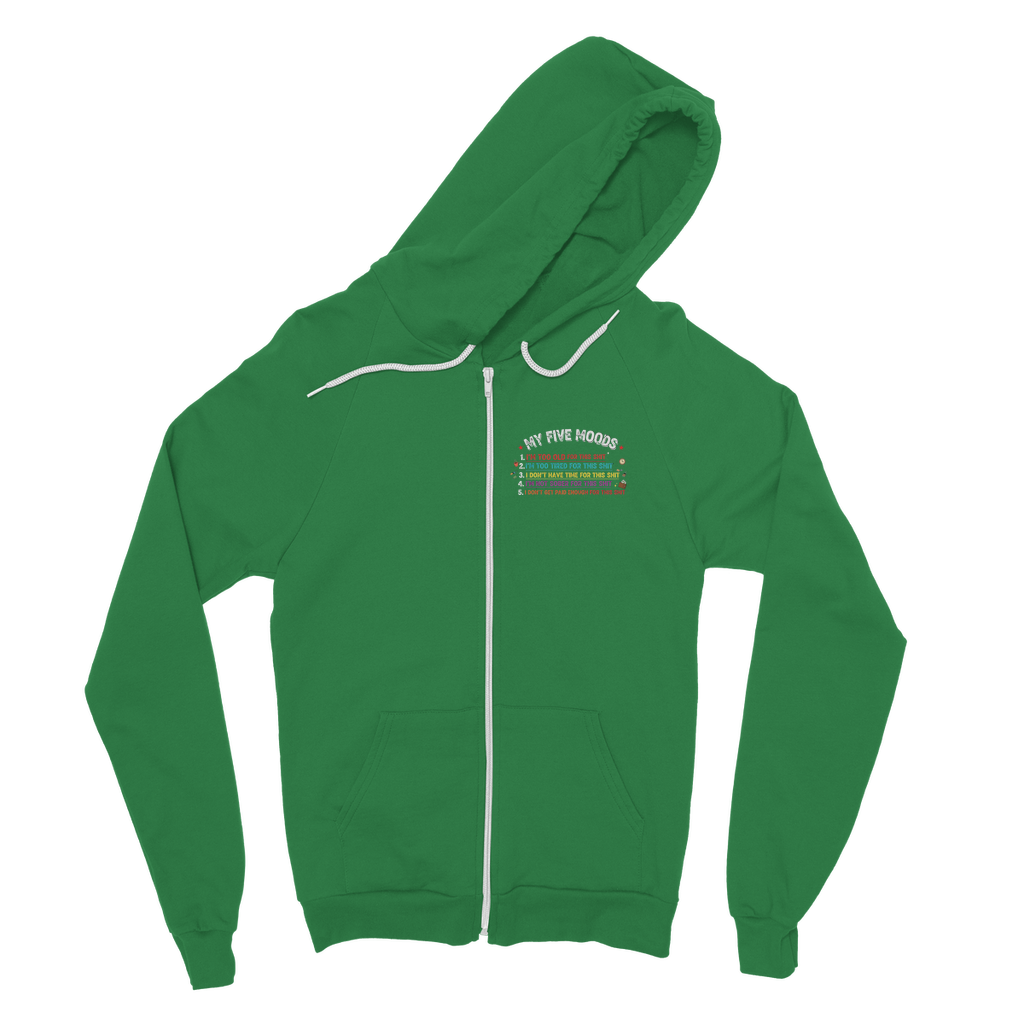 SARCASM 105 Classic Adult Zip Hoodie