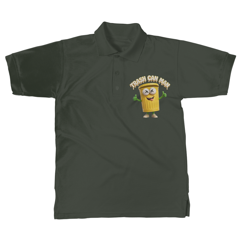 TRASH CAN MAN Classic Adult Polo Shirt