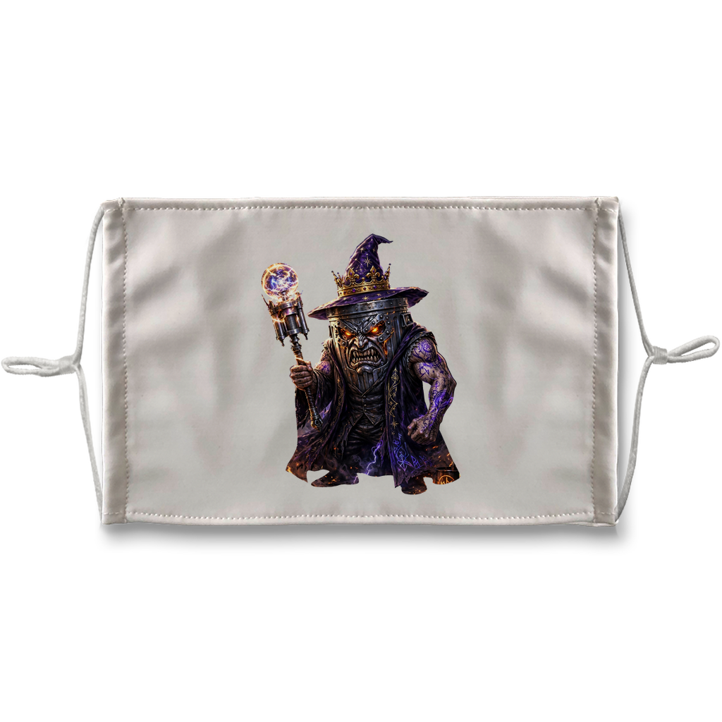 angry can man Sublimation Face Mask + 10 Replacement Filters