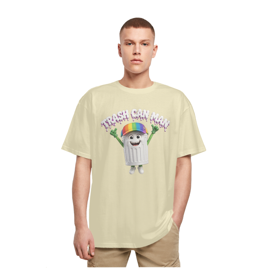 TRASH CAN MAN Heavy Oversized T-Shirt