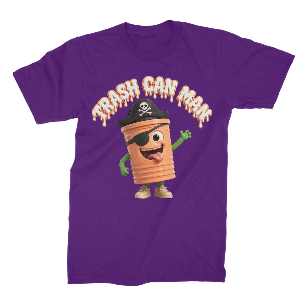 TRASH CAN MAN Unisex Cotton T-Shirt