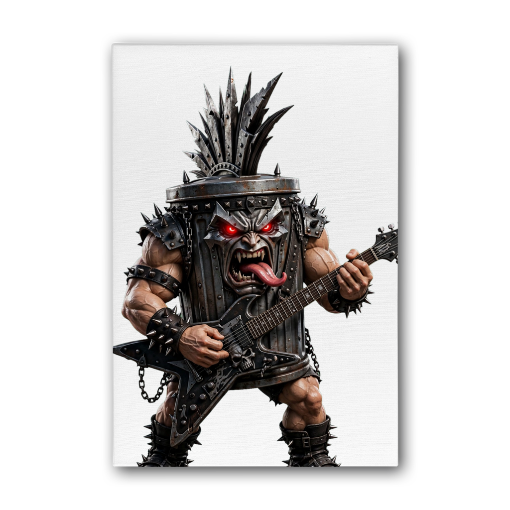 ANGRY CAN MAN 3.0 Premium Stretched Canvas