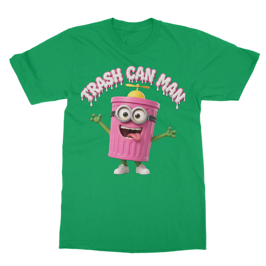 TRASH CAN MAN Classic Heavy Cotton Adult T-Shirt